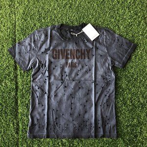 Givenchy Men Destroyed Blue T-Shirt "S"
